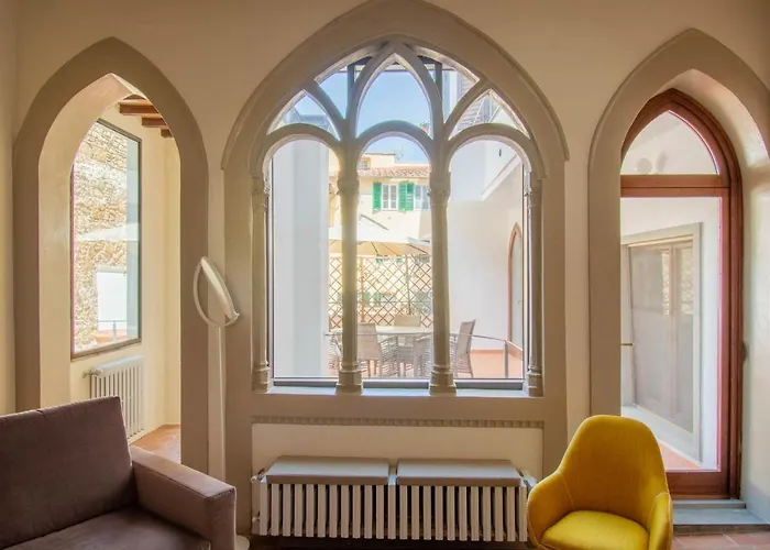 Unique With Private Terrace And Gothic Details *